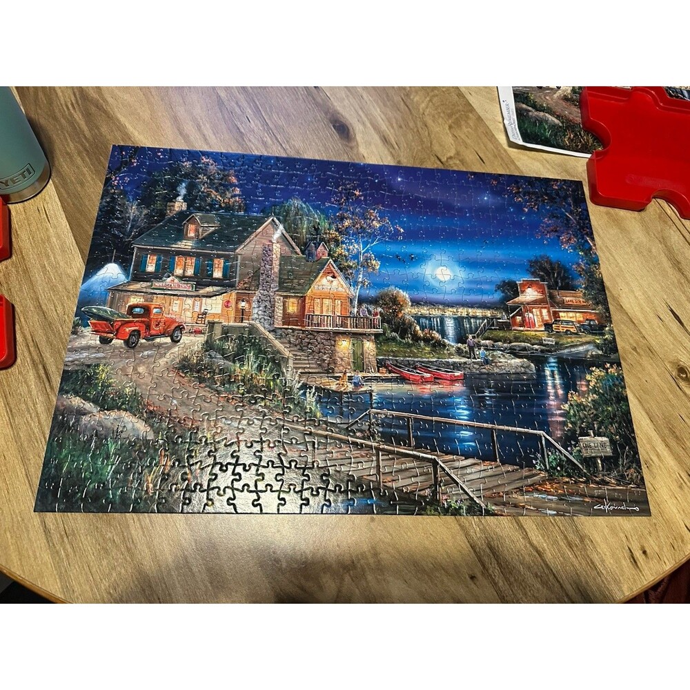 100% COMP 500 PIECE ‘Days To Remember’ JIGSAW PUZZLE Buffalo